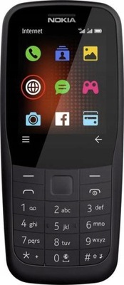 Telefon komórkowy Nokia 220 czarny