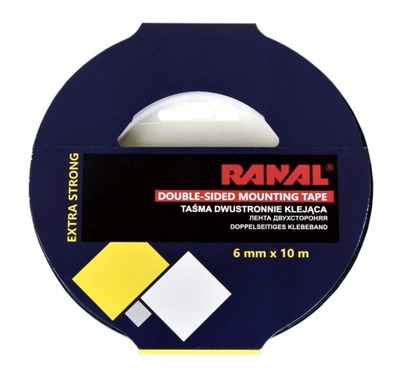 RANAL TAŚMA DWUSTRONNA 12MM/10M