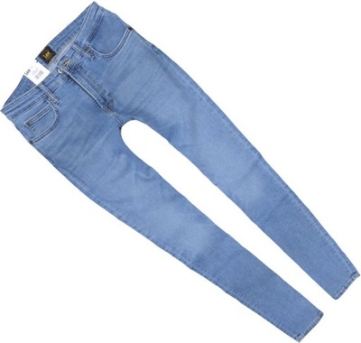 LEE MALONE WORN KALI jeansy rurki skinny W30 L34