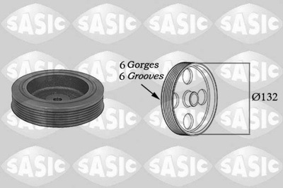 SASIC 4000704 RUEDA POLEA RENAULT  