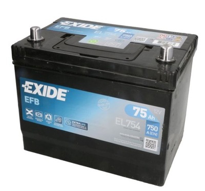 АККУМУЛЯТОР EXIDE EFB EL754 75AH 750A 12V +P DOSTAWA ЗАМЕНА НИКОЛАЕВ