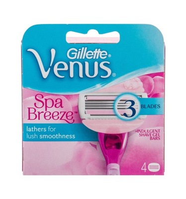 Wkłady do maszynek Gillette Venus Spa Breeze 4 szt.