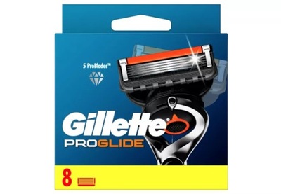 GILLETTE PROGLIDE OSTRZA WKŁADY DO MASZYNKI 8 SZT