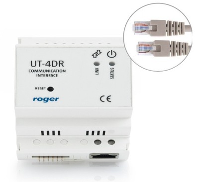 Interfejs RS485-Ethernet UT-4DR ROGER
