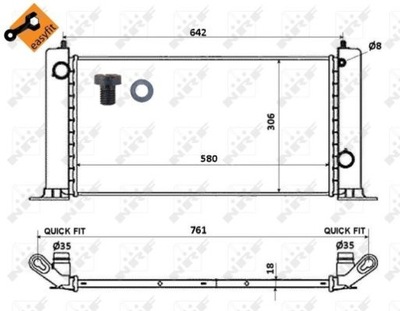 AUŠINTUVAS VANDENS NRF 53603 