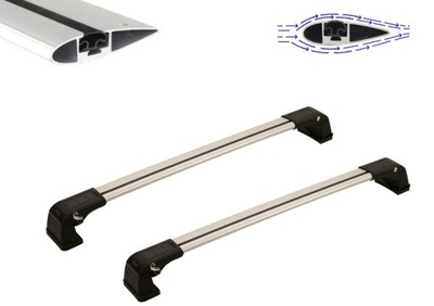 Ford ranger v 2012-2022 рейлінги дахові багажник міцний тихий фото №1