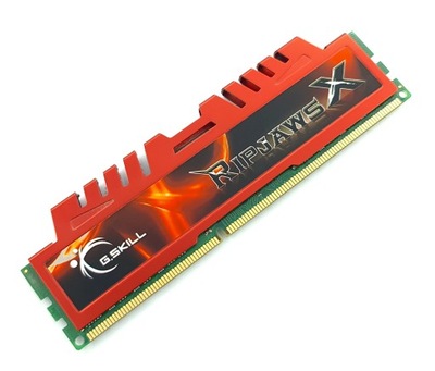 Testowana pamięć RAM G.SKILL RipjawsX DDR3 4GB 1600MHz CL9 GW6M