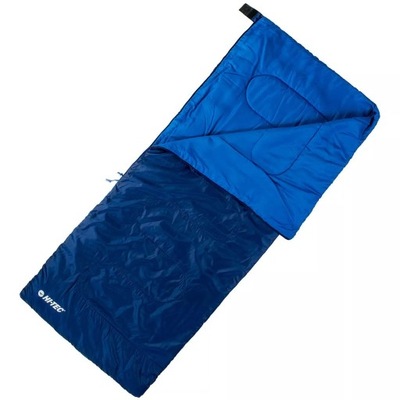 Śpiwór turystyczny lekki kołdra 2w1 Hi-Tec Rett II 180 x 75 cm Niebieski