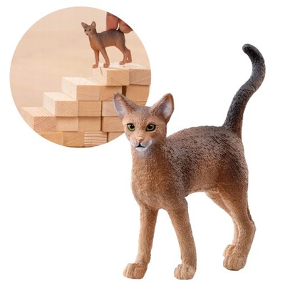Schleich Farm World - Kot abisyński, figurka dla dzieci 3+