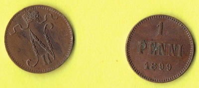 Finlandia 1 Penni 1899 r.