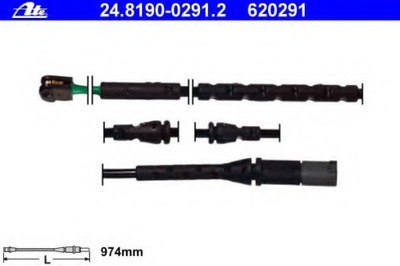 SENSOR KLOCK. HAMULC. BMW X5 E70 M 10- PARTE DELANTERA  