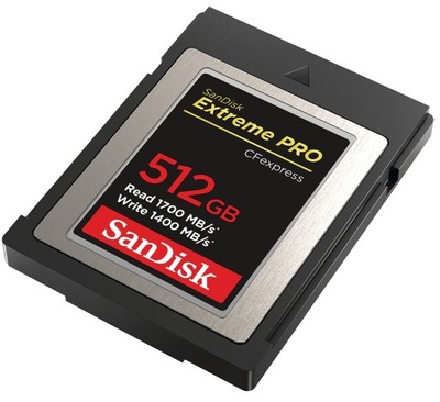Karta pamięci CompactFlash CFexpress Typ B SanDisk Extreme PRO 512 GB