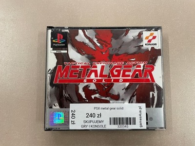 PSX METAL GEAR SOLID / AKCJA