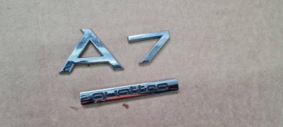 A7 4g емблема значок надпис кришки багажника задня a7 quattro фото №1