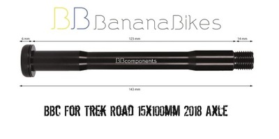 BBc Oś For Trek Road 15x100mm Madone Emonda Domane