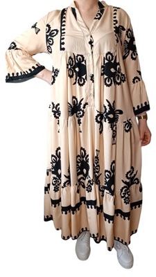 Sukienka letnia maxi boho r 44-46