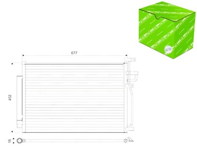 CONDENSADOR DE ACONDICIONADOR CHEVROLET CAPTIVA OPEL ANTARA A 2.4-3.2 06.06-  