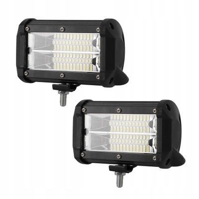 FARO EN FUNCIONAMIENTO DIODO LUMINOSO LED 144 W 48 SZT. CHIPOW DWURZEDOWA  