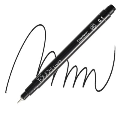 Techniczny liner TOUCH czarny 0,1mm