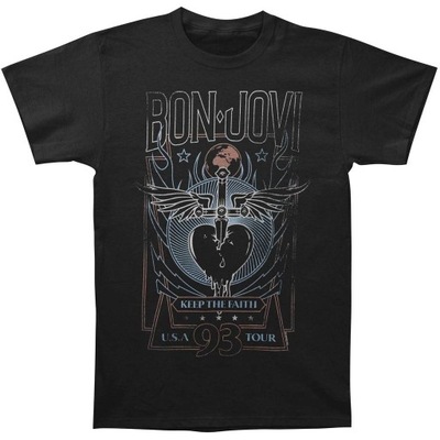 KOSZULKA Bon Jovi 93 Tour Cotton T-Shirt