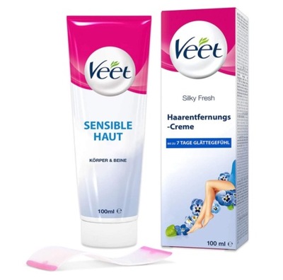 Veet, Krem do depilacji skóry wrażliwej, 100 ml