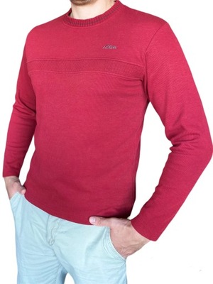 Czerwony sweter r L S.Oliver