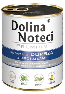 DOLINA NOTECI Premium dorsz z brokułami 800g