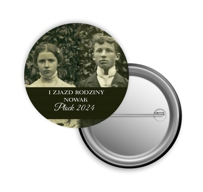 BUTTON PRZYPINKA ZJAZD RODZINNY