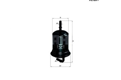 Knecht фильтр топлива toyota land cruiser prado 4.0 фото №1