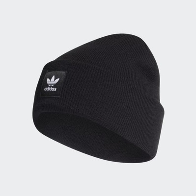 Zimowa Czapka ED8712 ADIDAS ADICOLOR CUFF BEANIE CZARNA OSFM