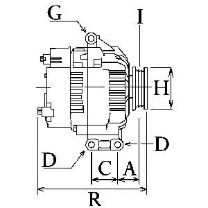 Генератор 120a 113978 hc-cargo ford volvo c-max фото №1