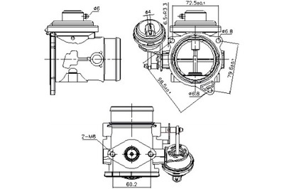 NISSENS VÁLVULA EGR VW TRANSPORTER T4 2.5D 09.95-04.03  