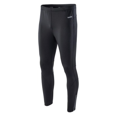 Męskie legginsy do biegania Mile Black L