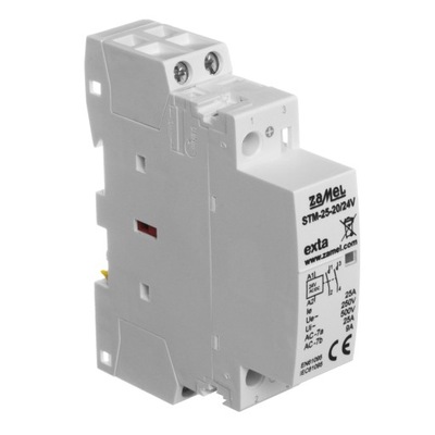 Stycznik moduł 2P Cewka 230V 2NO STM-25-20 Zamel