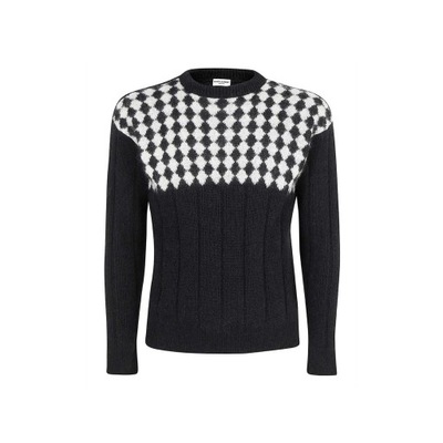 Saint Laurent sweter czarny rozmiar XL