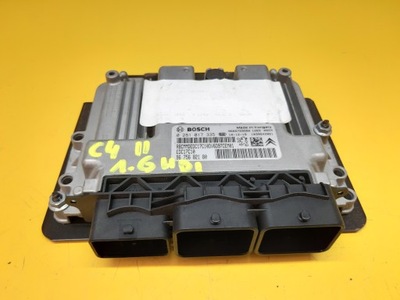 CITROEN C4 II CONTROL UNIT ENGINE 1.6 HDI  