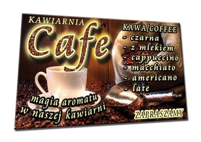 BANER 2x1 KAWIARNIA KAWA CAFE cukiernia czekolada