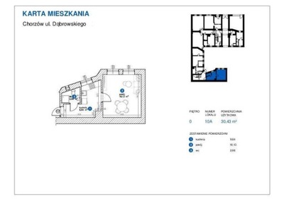 Mieszkanie, Chorzów, Centrum, 30 m²