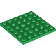 LEGO Płytka 6x6 zielony 6097194 3958