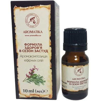 Eteryczny Olejek Formuła Zdrowia w Sezonie Przeziębień 10ml AROMATIKA