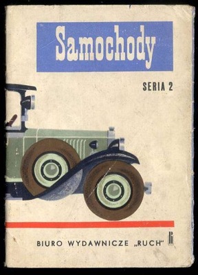albumik 9 pocztówek Samochody. Seria 2 1965