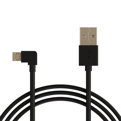 KABEL USB - MICRO USB KĄTOWY PRAWY DO ŁADOWANIA 1M