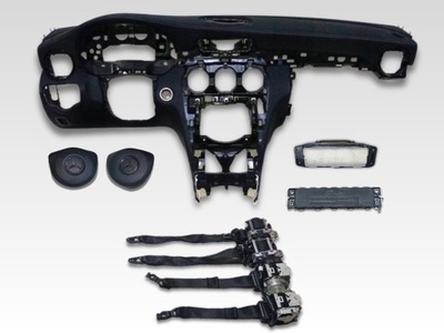 Mercedes w205 c-klasa нитка приборная панель подушка безопасности ремни фото №1