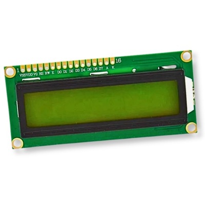 Zielony wyświetlacz LCD 1602 16x2 HD44780 5V zgodny z Arduino STM32 ESP32