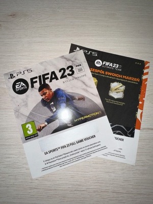 Fifa 23 PS5 + Ultimate team voucher plus GRATIS!