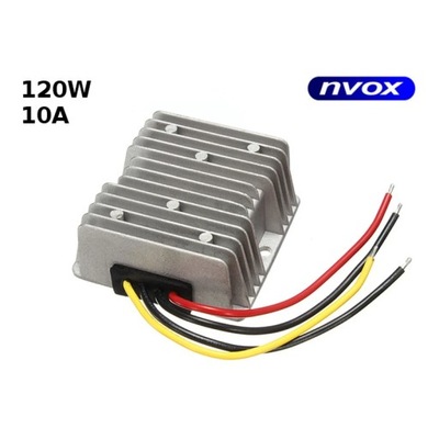 ПРЕОБРАЗОВАТЕЛЬ РЕДУКТОР НАПРЯЖЕНИЯ Z 24V NA 12V O ЗВУКА 120W... (NVOX MANOSTAT