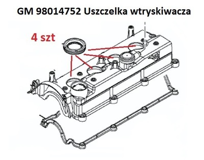 УПЛОТНИТЕЛЬ SIMMER ПОКРЫТИЕ OPEL 98001142 98014752 фото