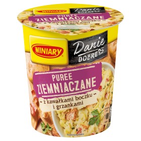 Winiary Puree ziemniaczane z kawałkami boczku i grzankami 53 g