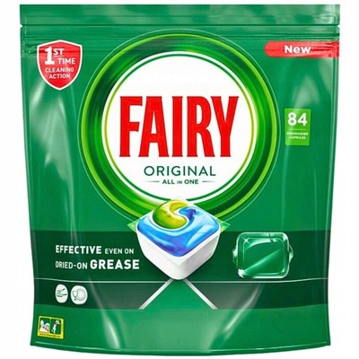 Fairy All in One Regular Kapsułki do Zmywarki 84szt