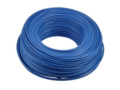 5m przewód linka 0,35mm niebieski H05V-K LgY